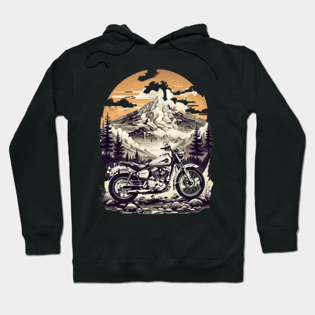 Classic Bikes Never Fade Hoodie by Silvana Collection